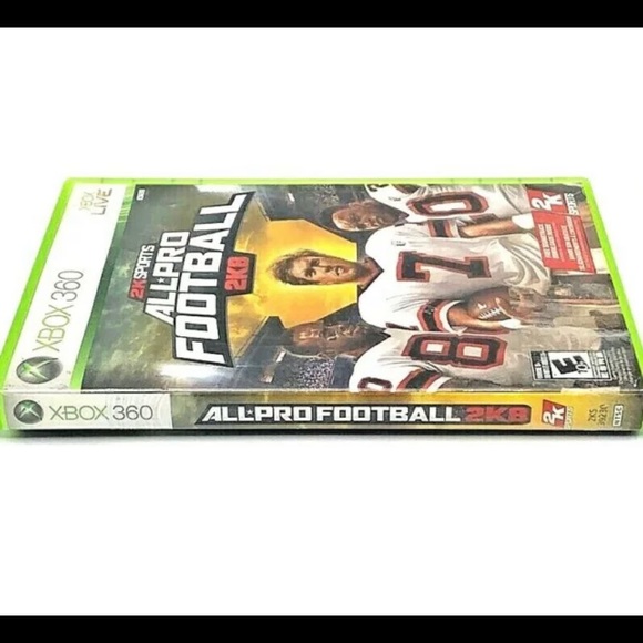 2K Sports All-Pro Football 2K8 Microsoft Xbox 360 Year 2007 Complete CIB Tested - Picture 10 of 12